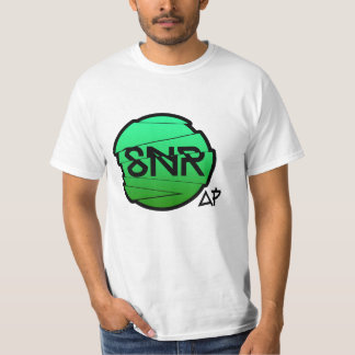 SNRの緑のロゴのTシャツ Tシャツ