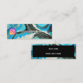 SNSイ絵を描ンスタグラム スキニー名刺 (正面/裏面)