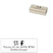 SNSシンプル後を追上の我々の ラバースタンプ (押印)