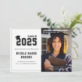 SNSストーリー写真白人卒業 案内状 (スタンド正面)