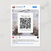 SNSモダンおもしろいのサ結婚イト エンクロージャーカード (正面)