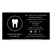 SNS歯歯歯科医科歯科クリニック歯科 マグネット名刺 (正面)