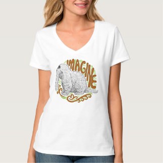Snuffleupagus B&Wのスケッチのスケッチ Tシャツ