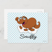 Snuffleupagus Doodleyの図 ポストカード (正面/裏面)