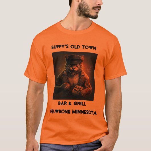 Snuffy's Old Town Bar&Grill ノーウボーン Mn Tシャツ (正面)