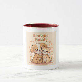 Snuggle Buddy Mug – コーヒー愛好家のためのアート マグカップ