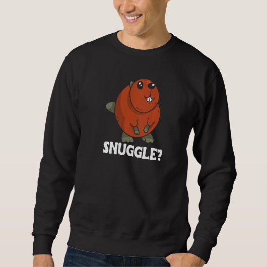 Snuggle for Beaver Fans スウェットシャツ (正面)