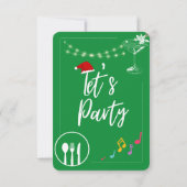 Snuggle & Jingle Christmas Pajama Party 招待状 (裏面)