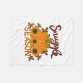 “Snuggle Season” Fleece blanket フリースブランケット (正面(横))