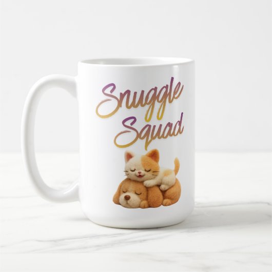 Snuggle Squad  コーヒーマグカップ (左)