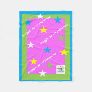 snuggle up - it's storytime blanket フリースブランケット