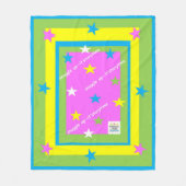 snuggle up - it's storytime blanket フリースブランケット (正面)