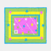 snuggle up - it's storytime blanket フリースブランケット (正面(横))