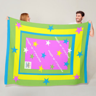 snuggle up - it's storytime XL Fleece Blanket フリースブランケット