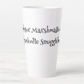 SnuggleNames:カスタムギフトラテマグカップ カフェラテマグ (正面)