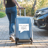 SnuggleNames：ニックネームカスタムビニールステッカー シール (スーツケースインサイチュ)