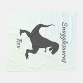 Snugglesaurusのレックス毛布 フリースブランケット (正面(横))