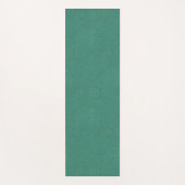 Snugglyのヒスイ緑のティール(緑がかった色)のスエードの質の一見 ヨガマット (正面)