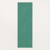 Snugglyのヒスイ緑のティール(緑がかった色)のスエードの質の一見 ヨガマット (裏面)