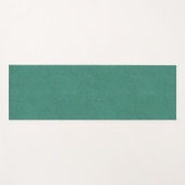 Snugglyのヒスイ緑のティール(緑がかった色)のスエードの質の一見 ヨガマット (正面(横))