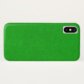 Snugglyの明るいネオン緑のスエードの一見 Case-Mate iPhoneケース (裏面(横))