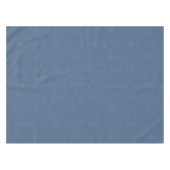 Snugglyの石板の青いスエードの質の一見 テーブルクロス (正面(横))