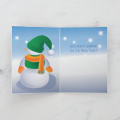 Snugglyの雪だるま シーズンカード (内部)