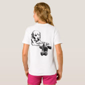 Snuggly Dog & Bear Sketch Tee Tシャツ (裏面フル)