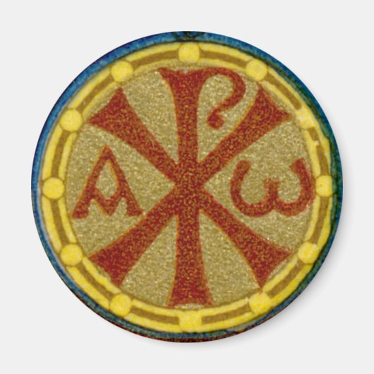 SNV 36のチーロー/アルファオメガメダリオン マグネット (正面)