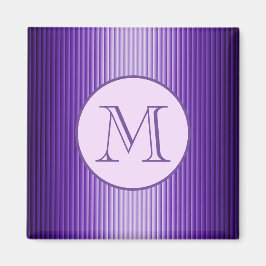 Snzzy洗練された紫色のグローストライプのカスタム マグネット