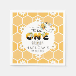 Soおもしろいビー1歳のまわりに1歳 スタンダードカクテルナプキン