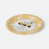 SoおもしろいBee One 1stバースデーマッチング ペーパープレート (アングル)