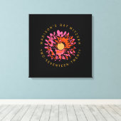 SOかわいらしバルミツワーのメモリボードへのサインイン キャンバスプリント (インサイチュ (ウッドフロア))