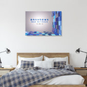 SOデジタルバーバルミツワーサインインボード キャンバスプリント (インサイチュ (寝室))