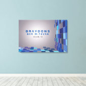 SOデジタルバーバルミツワーサインインボード キャンバスプリント (インサイチュ (ウッドフロア))