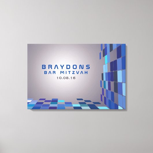 SOデジタルバーバルミツワーサインインボード キャンバスプリント (正面)