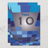 SOデジタルバーバルミツワーテーブル席カード 招待状 (正面/裏面)