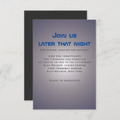 SOデジタルバーバルミツワー小型パーティーカード 招待状 (正面/裏面)