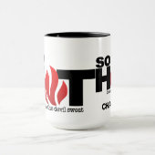 Soホット名前をカスタムするマグ マグカップ (中央)