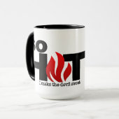 Soホット名前をカスタムするマグ マグカップ (正面左)