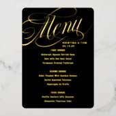 Soメファンシーニュー実在 箔招待状 (正面)