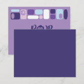 SOモダンバルミツワー返信カード 出欠カード (正面/裏面)