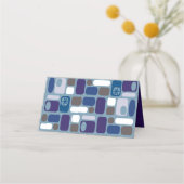 SOモダンバーバルミツワー座席エスコートカード プレイスカード (裏面)