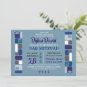 SOモダンバーバルミツワー招待状 招待状 (スタンド正面)