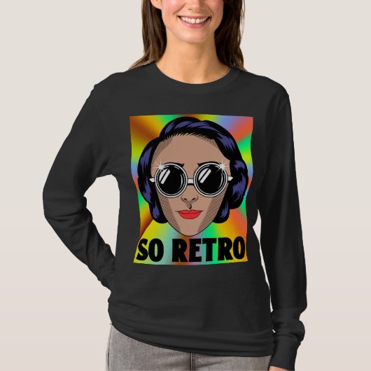 SOレトロレディース女性ママ妻Tシャツ Tシャツ (正面)