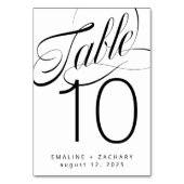 So番号ファンシーテーブルのテント記号 テーブルナンバー (正面)