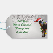 SO良いクリスマスヤギのギフトラベル ギフトタグ (裏面横)