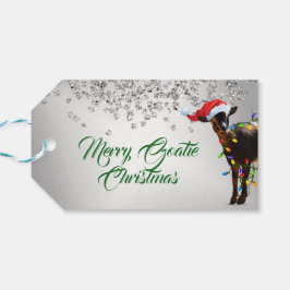 SO良いクリスマスヤギのギフトラベル ギフトタグ