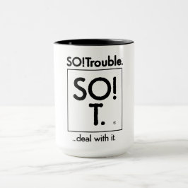 SO！トラブル。...それに対処しなさい。 マグカップ