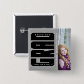 So - 誇りを持った DIY Gradフォトメモリ 缶バッジ (正面&裏面)